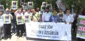 Başkentte İsrail Protestosu
