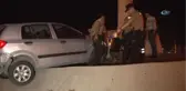 Kontrolden Çıkan Araç Smyrna Anıtı'nın Tepesine Çıktı