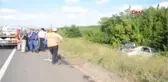 Tekirdağ Kamyonete Çarpan Otomobildeki Taşlar Ön Camdan Fırladı
