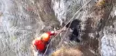 Kayalıklarda Mahsur Kalan Oğlak Kurtarıldı