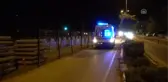 Tren Yoluna Düşen Otomobilin Sürücüsü Yaralandı