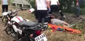 Motosiklet Devrildi: 1 Yaralı