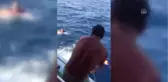 Batan Lastik Bottaki Göçmenler Tur Teknesi Personelince Kurtarıldı