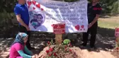 Sivas Mezarı Başında, Şehit Eşinin Doğum Gününü Kutladı Hd