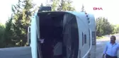 İzmir Servis Midibüsü Devrildi, 19 İşçi Yaralandı Hd