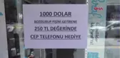 Tokat Bin Dolar Bozdurana Cep Telefonu Hediye Ediyor Hd