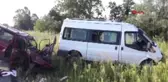Samsun'da Minibüs ile Otomobil Çarpıştı 2 Ölü, 1 Yaralı