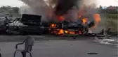 Hurda Araç Deposunda Çıkan Yangında Hurda Araçlar Yandı