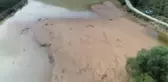 Heyelan ile Oluşan Sera Gölü Sel Kurbanı Oldu
