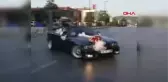 İstanbul Gelin Aracıyla Cadde Ortasında Drift