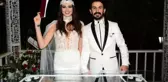 Oyuncu Seda Tosun ve Müzisyen Eymen Adal'ın Tangoyla Başlayan Düğünü Halayla Bitti