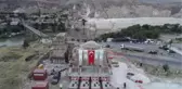 Ilısu Barajı'ndan Etkilenen Tarihi Zaviyenin Taşınması - Drone - (2)