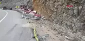 Konya'da Kamyon Kayalıklara Çarptı 1 Ölü, 1 Yaralı Hd