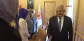 TBMM Başkanı Yıldırım, AK Parti Kadın Kolları Başkanı Lütfiye Selva Çam'ı Kabul Etti