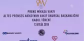 Prenses Akiko'nun Prens Mikasa Vakfı Onursal Başkanlığını Kabul Töreni