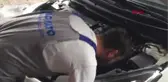 Karabük Otomobiline Kedi Girince Aracını Tamirciye Götürdü