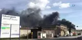 Almanya'da Lastik Deposunda Çıkan Yangın Korkuttu