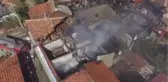 Dinar'da Ev Yangını