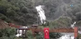 Şiddetli Yağışlar Sonrası Taştığı İddia Edilen Şelale Berrak Görüntüsü ile Dikkat Çekiyor