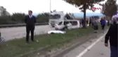 Düzce Ortadan İkiye Bölünen Otomobil Sürücüsü Öldü