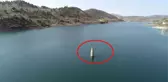 Köy Sular Altında Kaldı, Havadan Görüntülenen Minare Görenleri Şaşırttı!