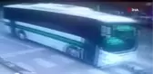 Yaya Yolundan Geçen Yaşlı Adama Halk Otobüsü Böyle Çarptı