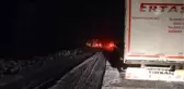 Tendürek Geçidi'nde Ulaşıma Kar Engeli