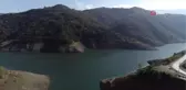 Yuvacık Barajı'nda Su Seviyesi Yüzde 25'e Düştü...suyu Çekilen Baraj Havadan Görüntülendi