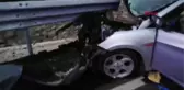 Kahramanmaraş Bariyer Otomobile Ok Gibi Saplandı: 1 Ölü, 1 Yaralı