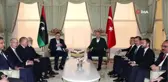 Cumhurbaşkanı Erdoğan, Libya Başkanlık Konseyi Başkanı Al-Sarraj'ı Kabul Etti