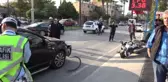 Adana Otomobil, Polis Motosikletine Çarptı; 2 Polis Yaralandı