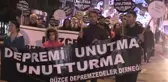 Depremde Hayatını Kaybedenler Anıldı - Düzce