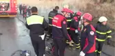 Devrilen Otomobil Yandı