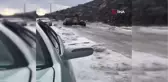Suudi Arabistan'a Kar Yağdı