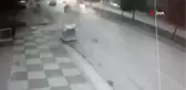 Otomobil Direğe Çarpıp Böyle Takla Attı: 2 Yaralı