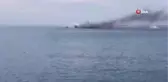 Tatbikatta Deniz Ortasında Yakılan Gemi İlçeyi Karıştırdı