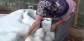 Mersin'de Dolu Cam Seraları Yerle Bir Etti