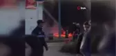 Öğrencilerin Protestosunda Okul Yandı