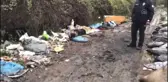 Çöplükte Yaralı Bulunan Kişi Hastaneye Kaldırıldı