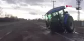 Niğde Tır ile Çarpışan Traktör İkiye Ayrıldı