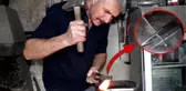 Sivaslı Ustanın Kendi Karışımıyla Yaptığı Bıçaklar, Demiri Bile Kesiyor