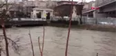İstanbul- Cendere Deresi'nde Su Seviyesi Yükseldi -1
