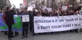 Kosovalı Öğrenciler AB'yi Protesto Etti- Öğrenci Temsilcisi Edison Syla: - 