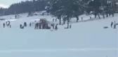 Cıbıltepe Kayak Merkezi'nde Çok Sayıda Kişi Mahsur Kaldı (2)