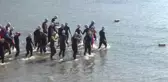 Kış Ortasında Açık Su Yüzme Yarışı
