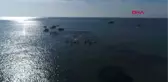 İzmir Kışın Ortasında Denizde Yarış