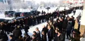 Ardahanlılar Van'a Atanan Vali Bilmez'i Eksi 16 Derecede Kuyruğa Girip Uğurladı