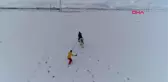 Erzurum Erzurum Ovası'nda Atlı Snowboard Keyfi
