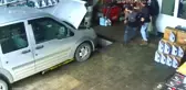 Motordan Fırlayan Davetsiz Misafir Korkuttu