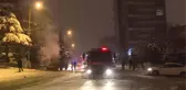 Başkentte Seyir Halindeki Kar Küreme Aracı Yandı